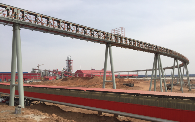 Turnkey Project of Pipe Belt Conveyors for Tianyuan Manganese Industry